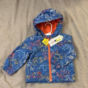 Cat & Jack Blue Jacket with Dinosaur Pattern